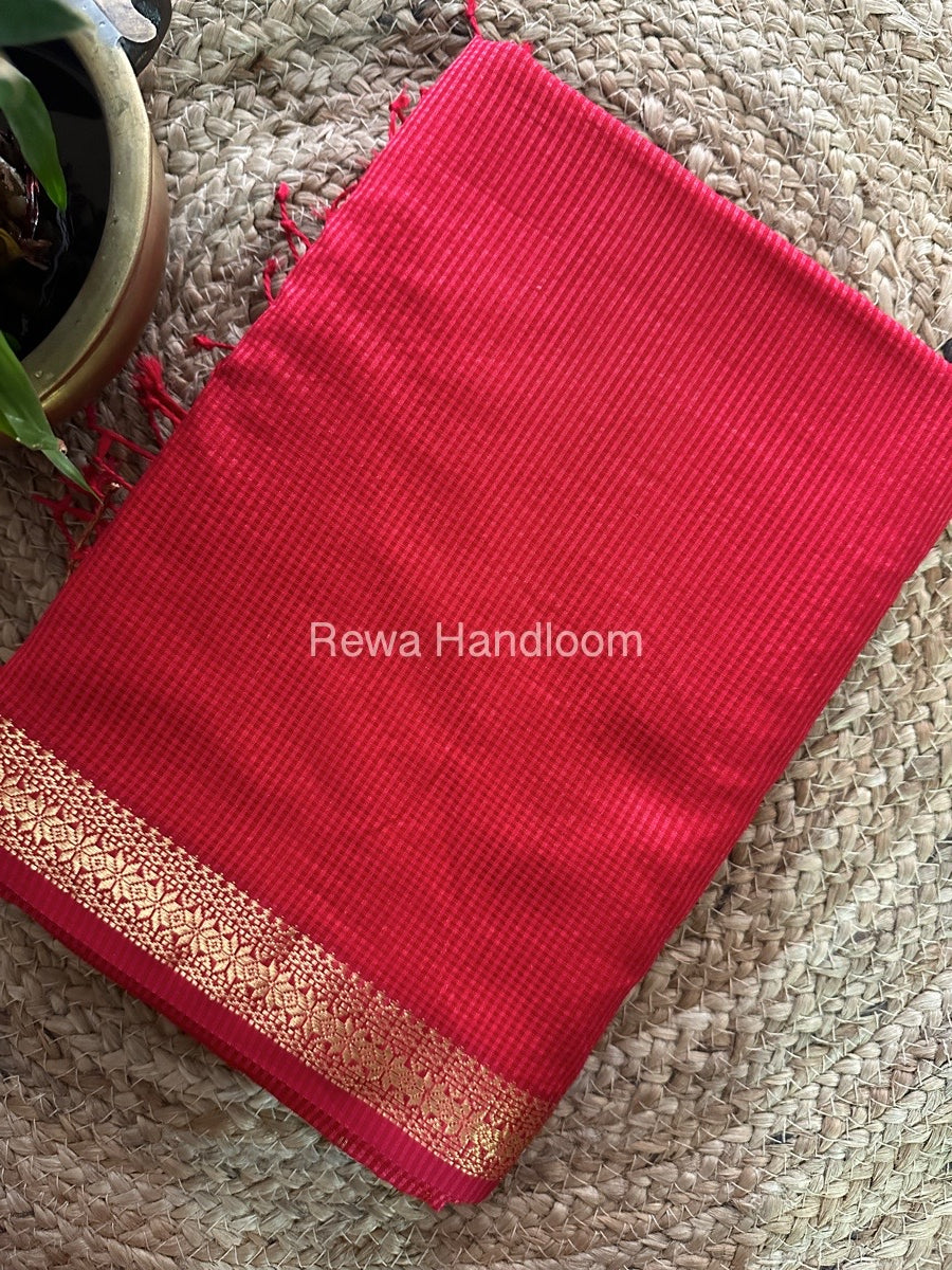 Maheshwari Garbha Reshami Silk Saree