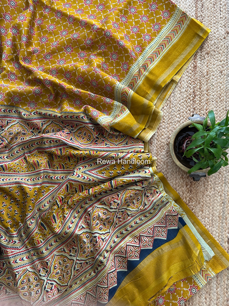  Chanderi Silk Printed Saree 