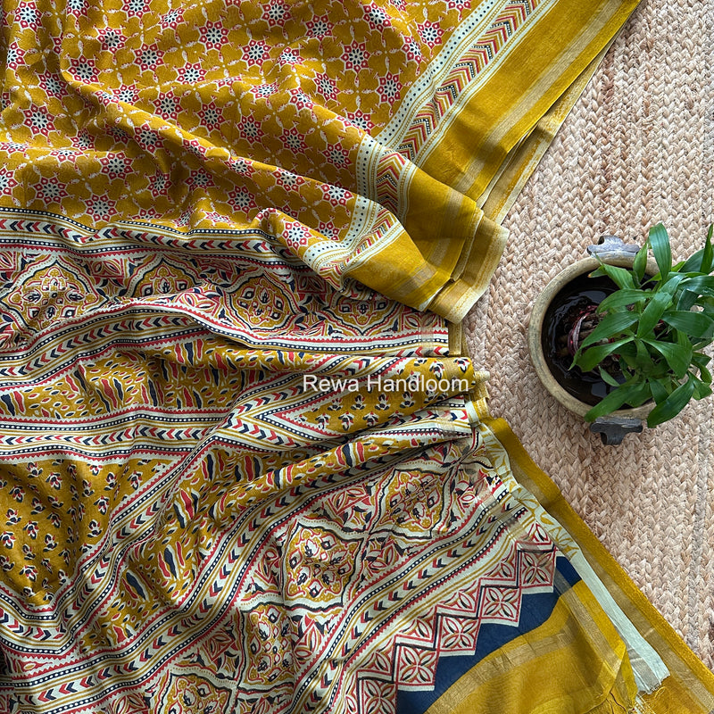  Chanderi Silk Printed Saree 