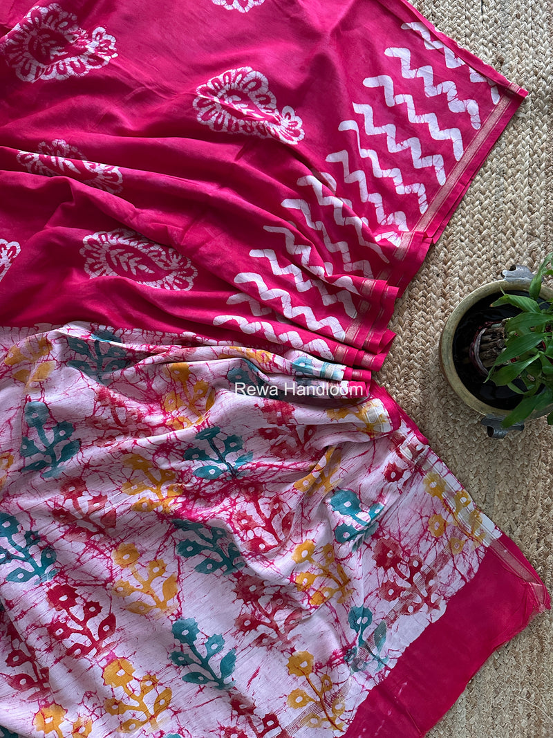  Chanderi Silk Printed Saree