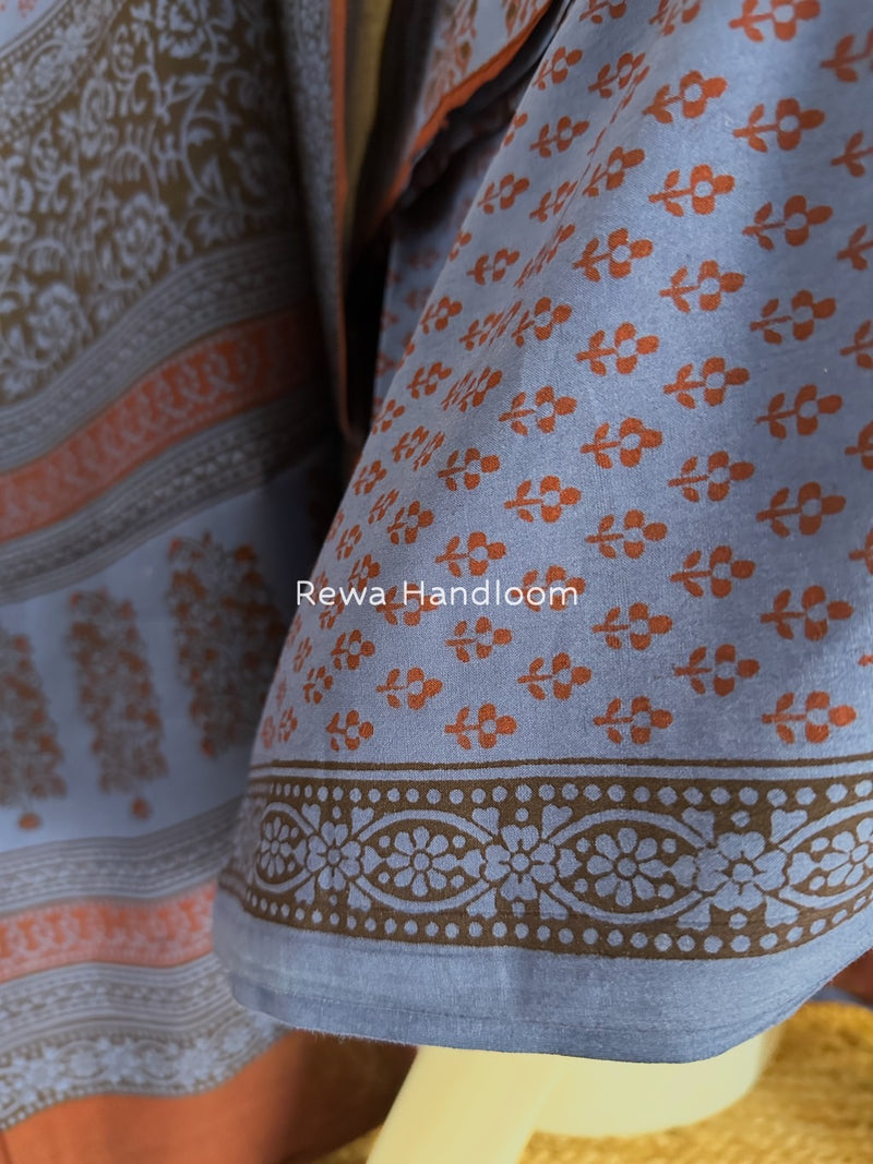 Bagh Print Cotton Suit