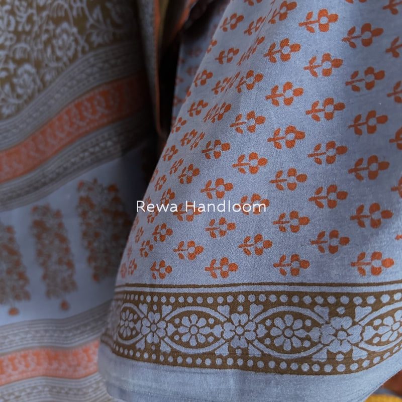Bagh Print Cotton Suit