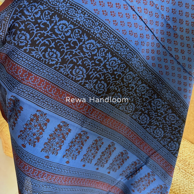 Blue Bagh Print Cotton Suit BGCSJ0162