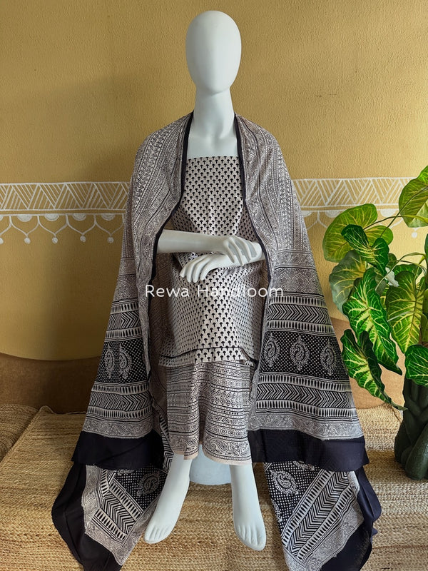Bagh Print Cotton Suit
