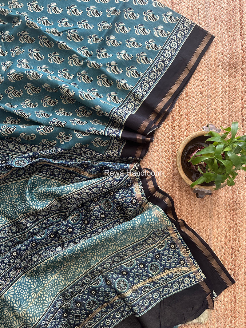  Chanderi Silk Printed Saree