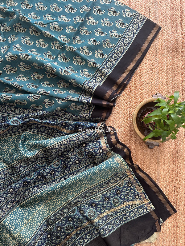  Chanderi Silk Printed Saree