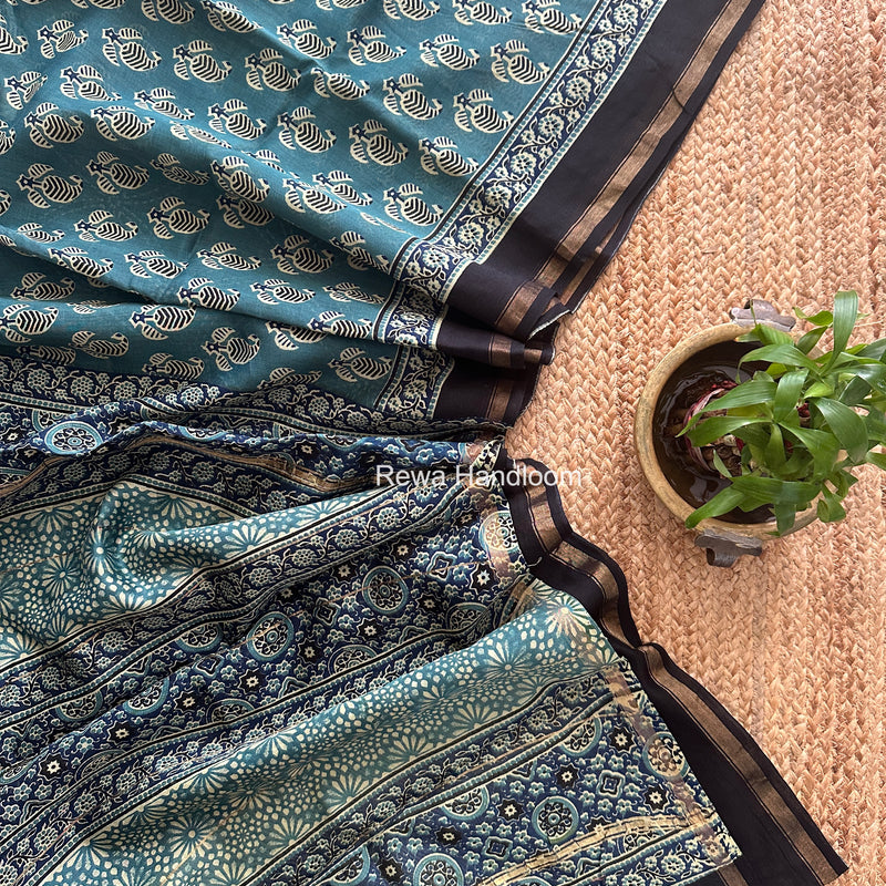  Chanderi Silk Printed Saree