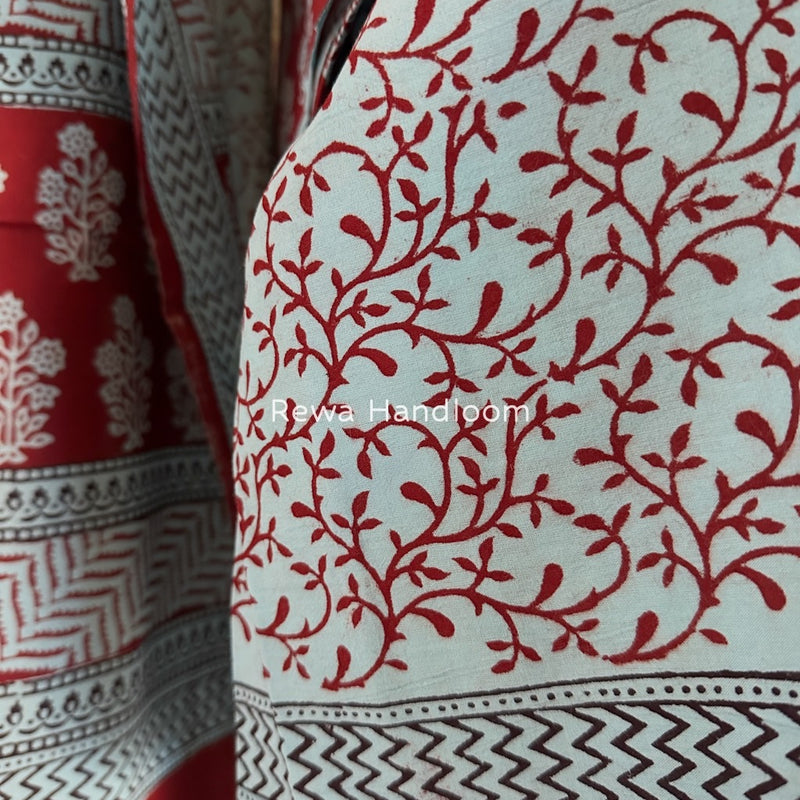 Bagh Print Cotton Suit