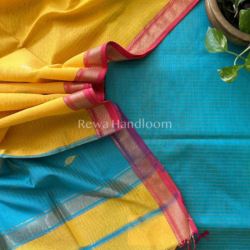 Maheshwari  Motifs Top-Dupatta 