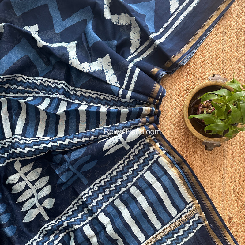  Chanderi Silk Printed Saree