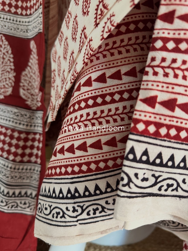 Bagh Print Cotton Suit 