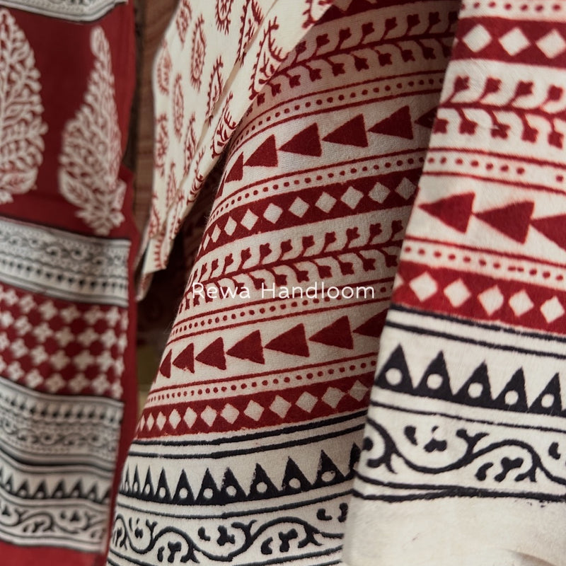 Bagh Print Cotton Suit 