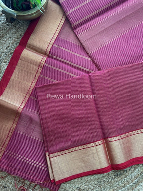 Exclusive Maheswari Magenta Tissue Silk Saree ZTS063