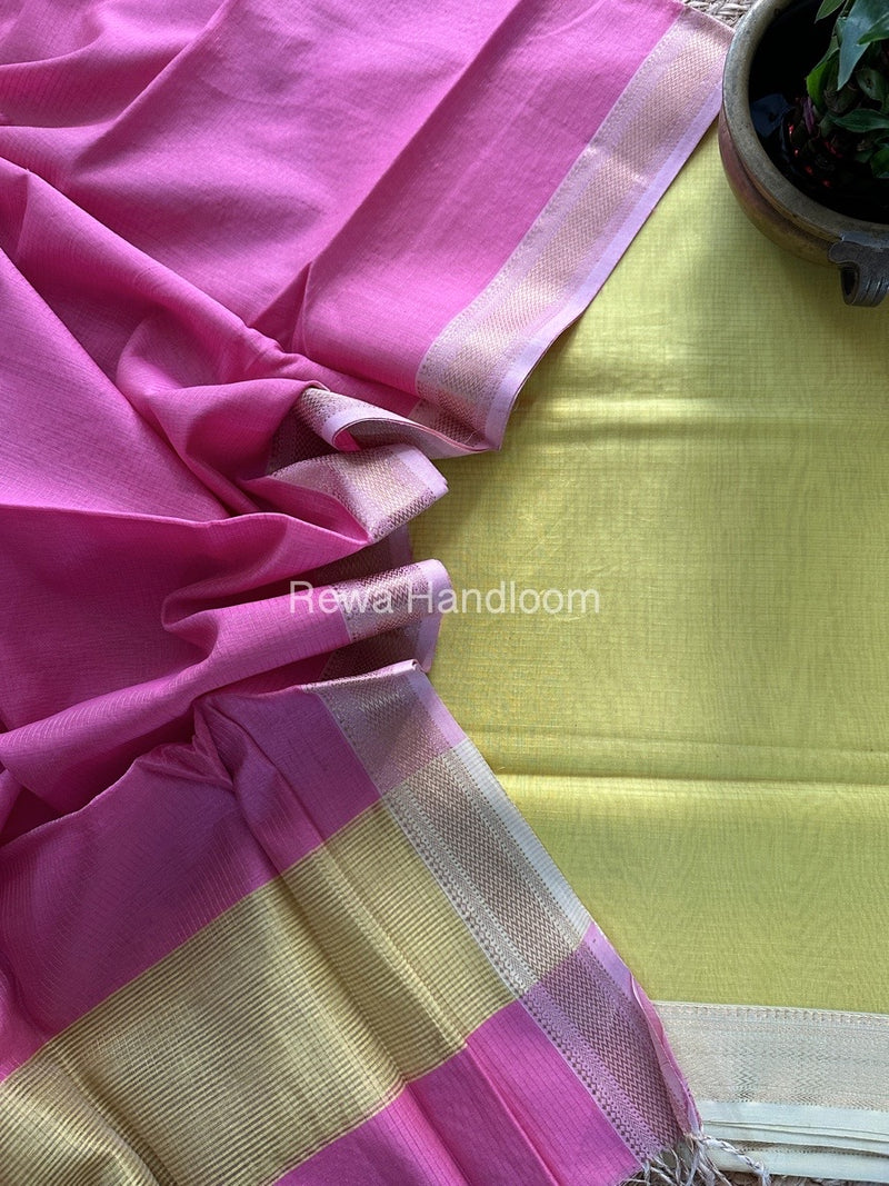 Maheshwari Tissue Top-Dupatta
