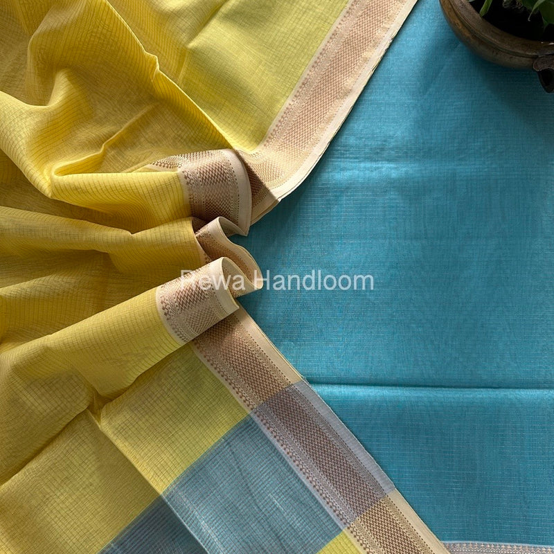Maheshwari Tissue Top-Dupatta