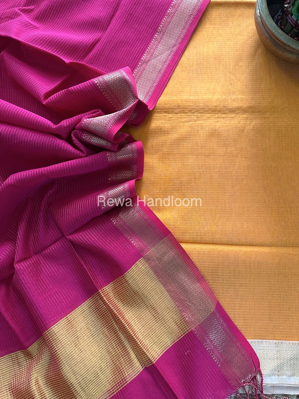 Maheshwari Tissue Top-Dupatta