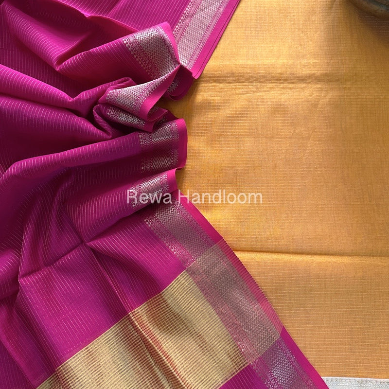 Maheshwari Tissue Top-Dupatta