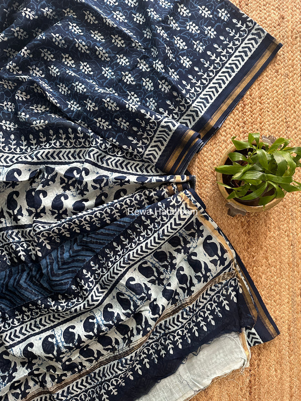  Chanderi Silk Printed Saree