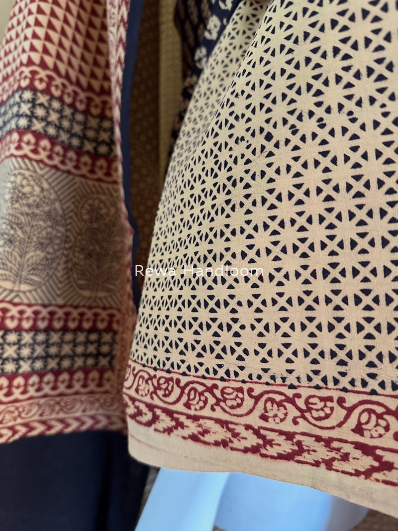 Bagh Print Cotton Suit