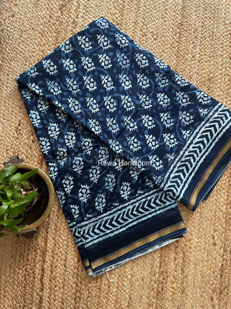  Chanderi Silk Printed Saree