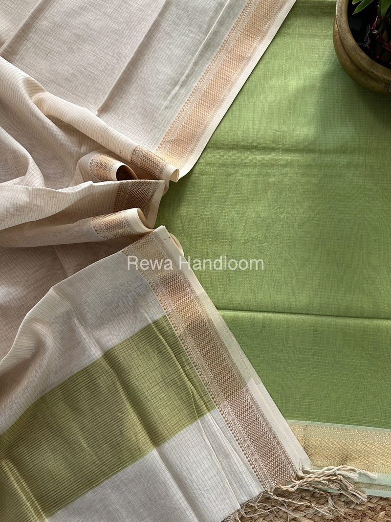 Maheshwari Tissue Top-Dupatta