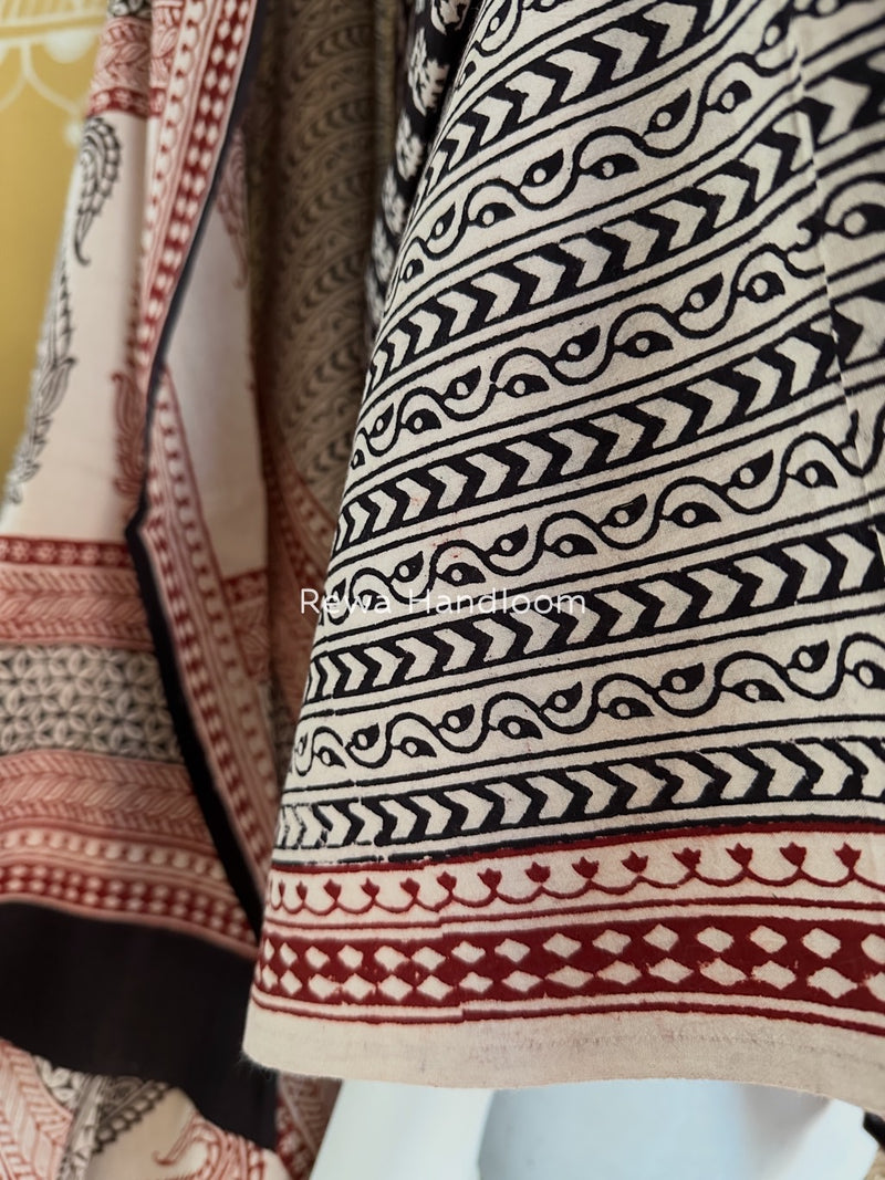 Bagh Print Cotton Suit