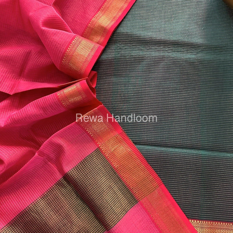 Maheshwari Tissue Top-Dupatta