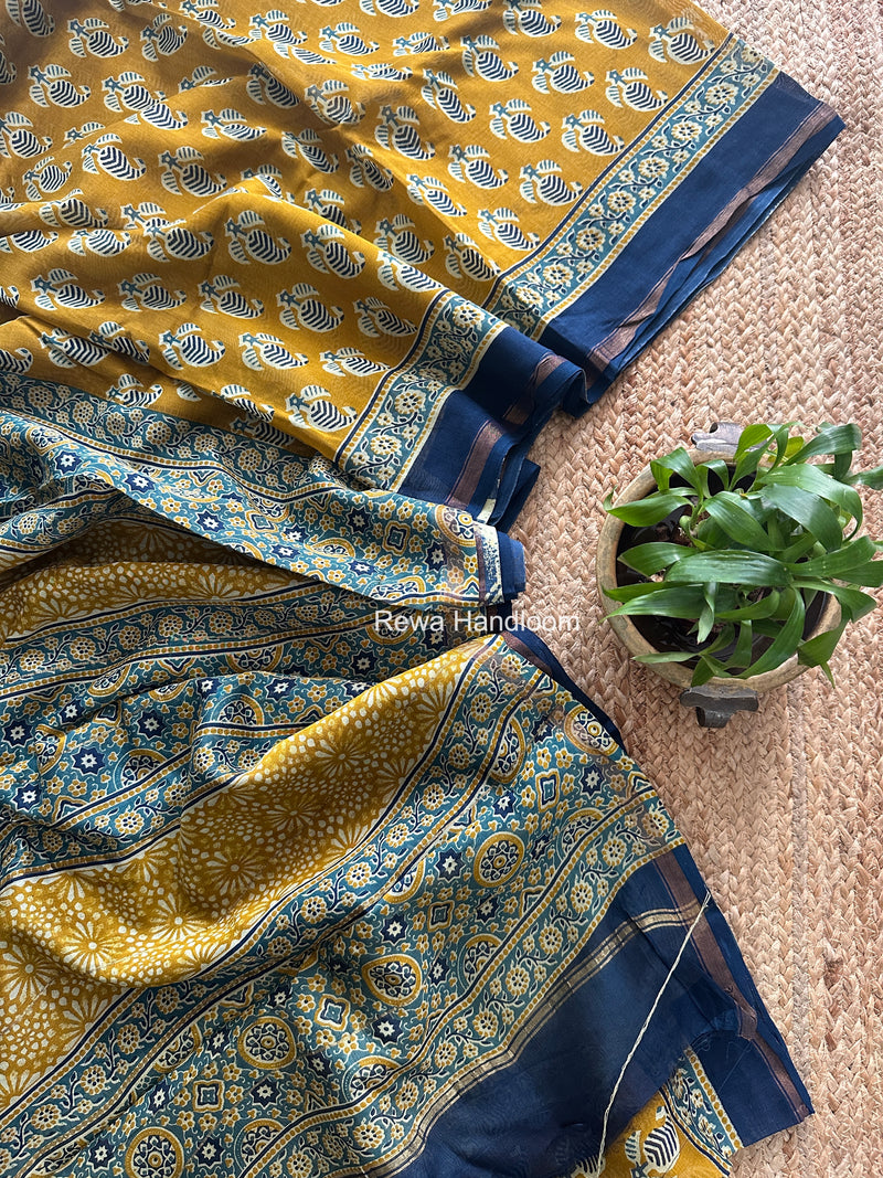  Chanderi Silk Printed Saree