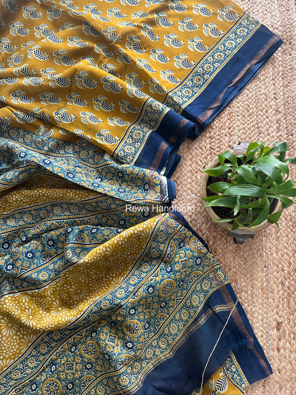  Chanderi Silk Printed Saree