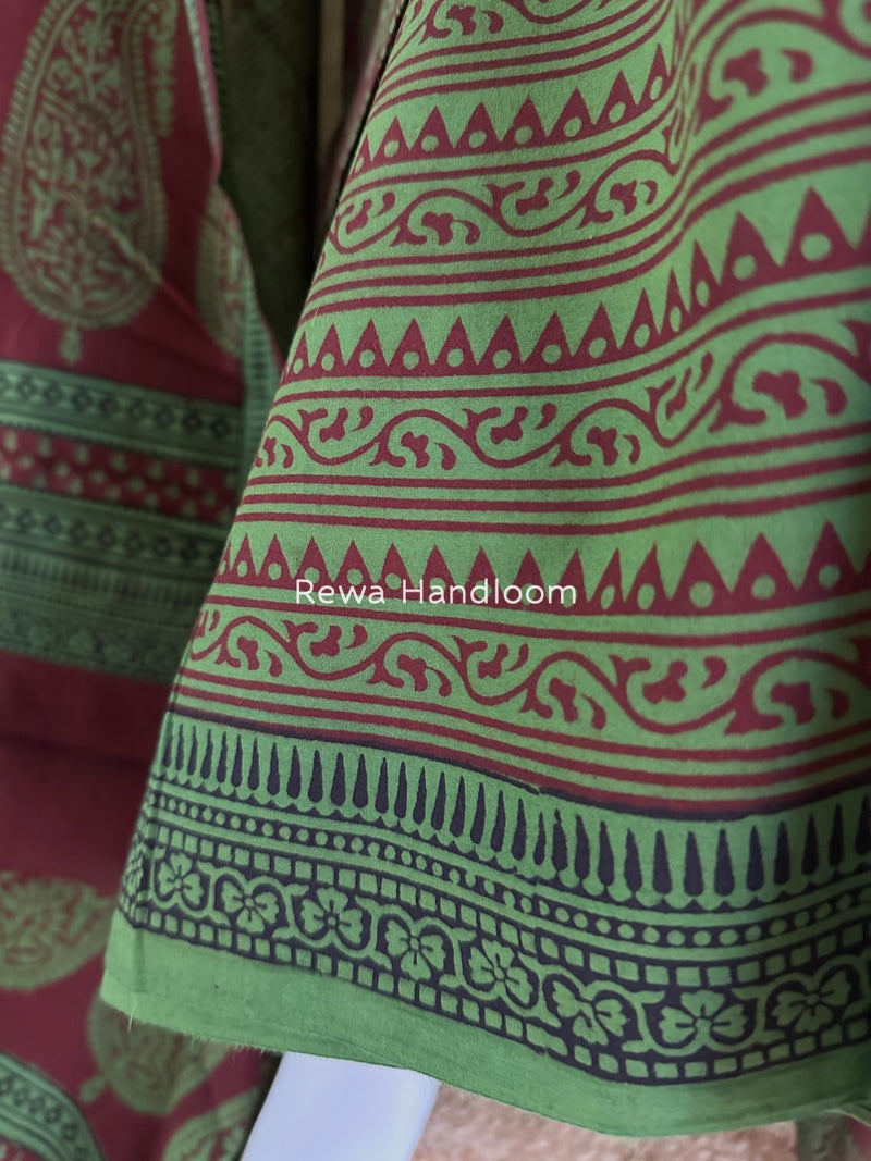 Bagh Print Cotton Suit 