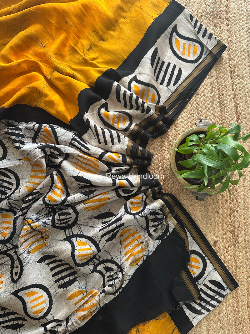  Chanderi Silk Printed Saree