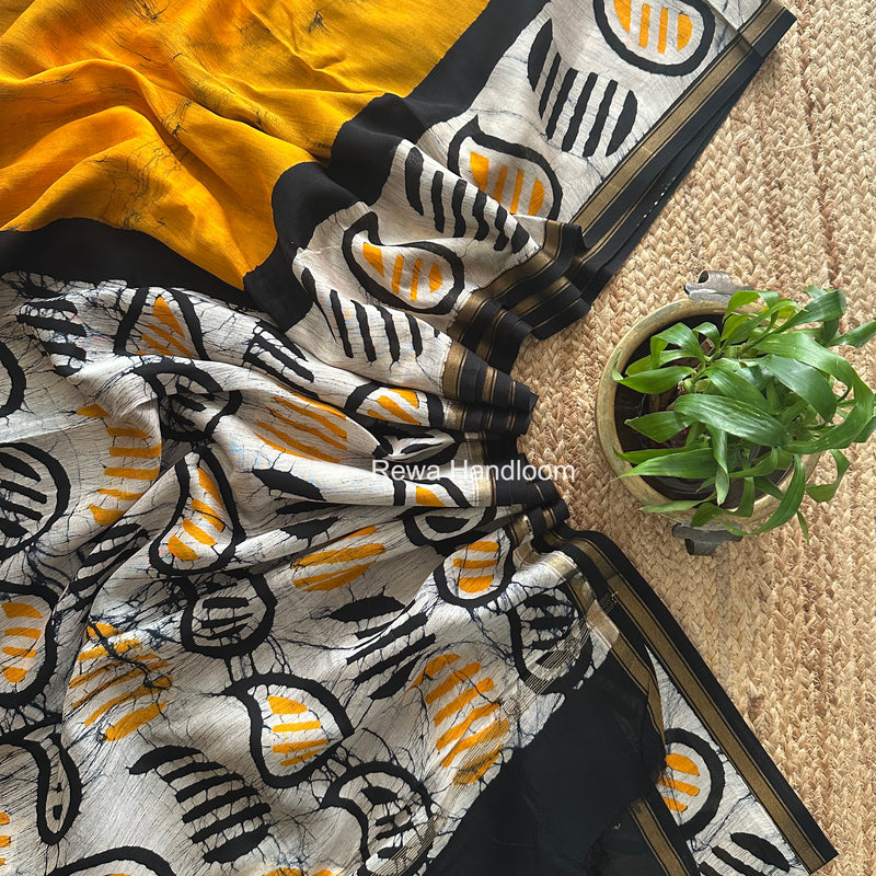  Chanderi Silk Printed Saree