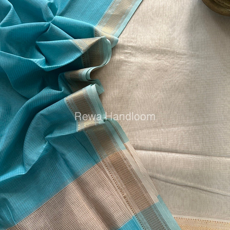 Maheshwari Tissue Top-Dupatta