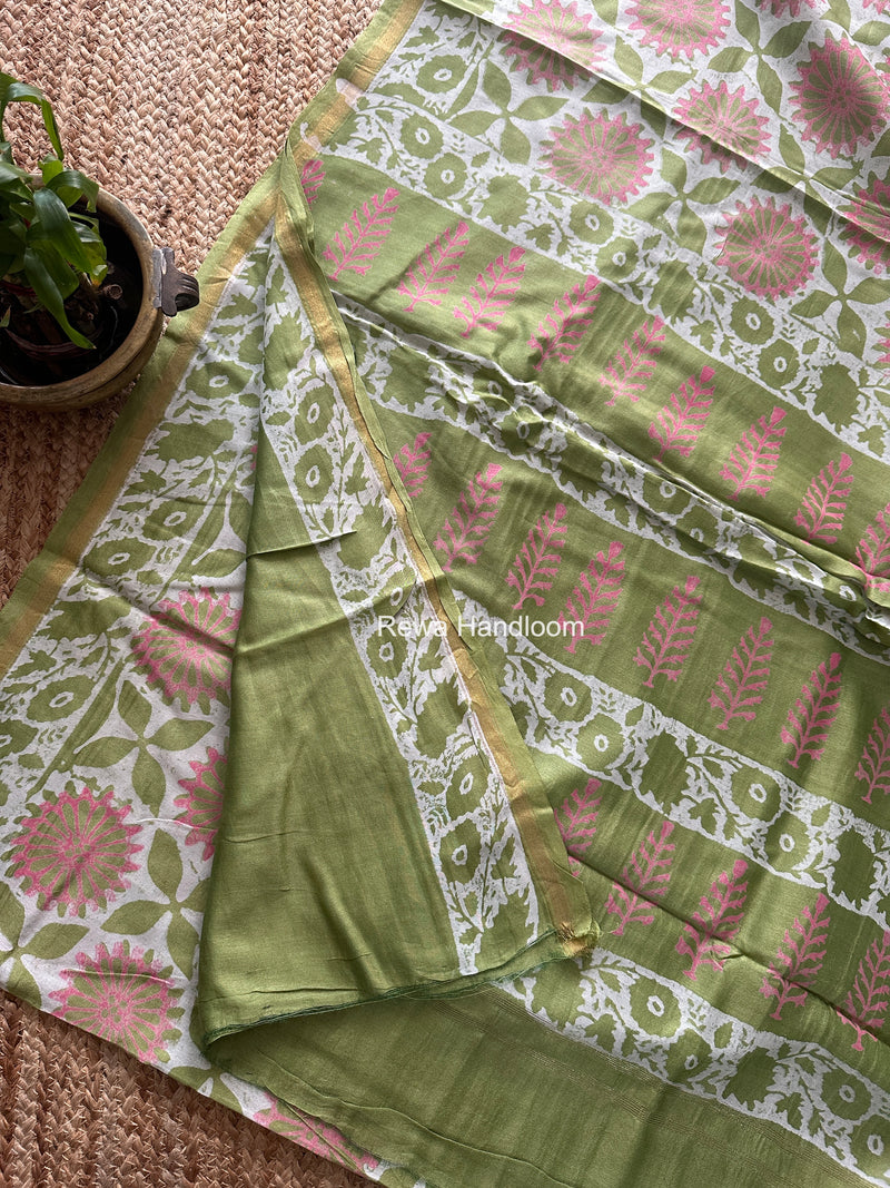  Chanderi  Saree