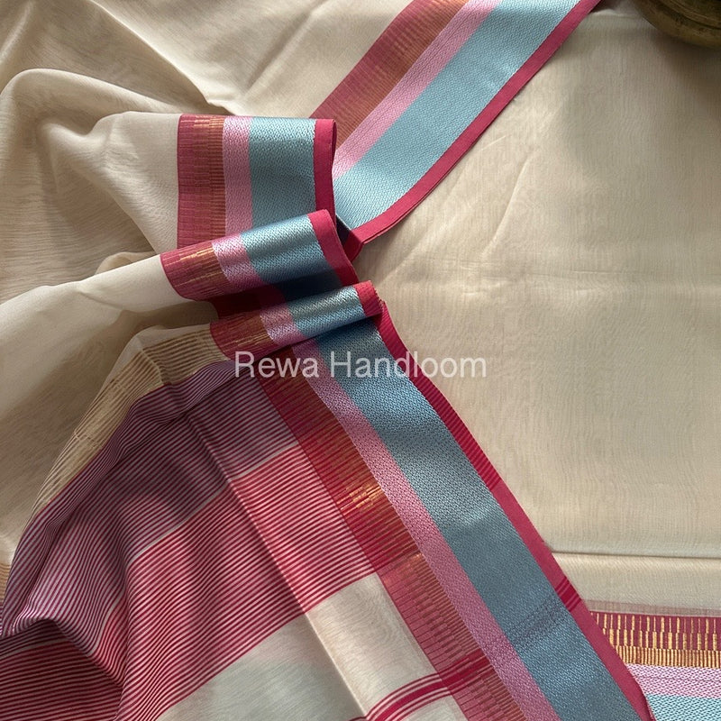 Maheshwari Multicolour Dress Material