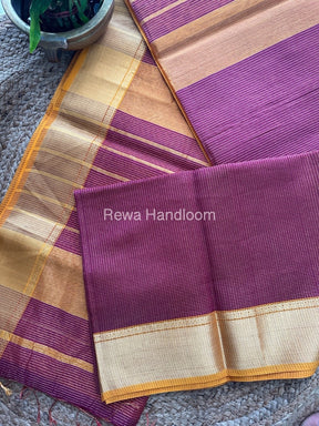 Exclusive Maheswari Magenta Tissue Silk Saree ZTS067