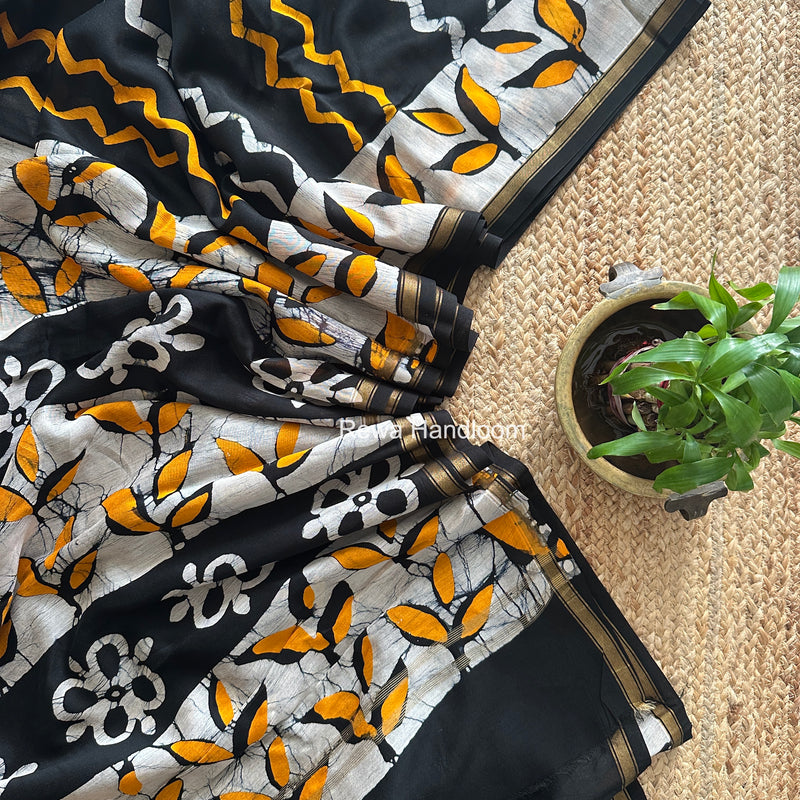  Chanderi Silk Printed Saree