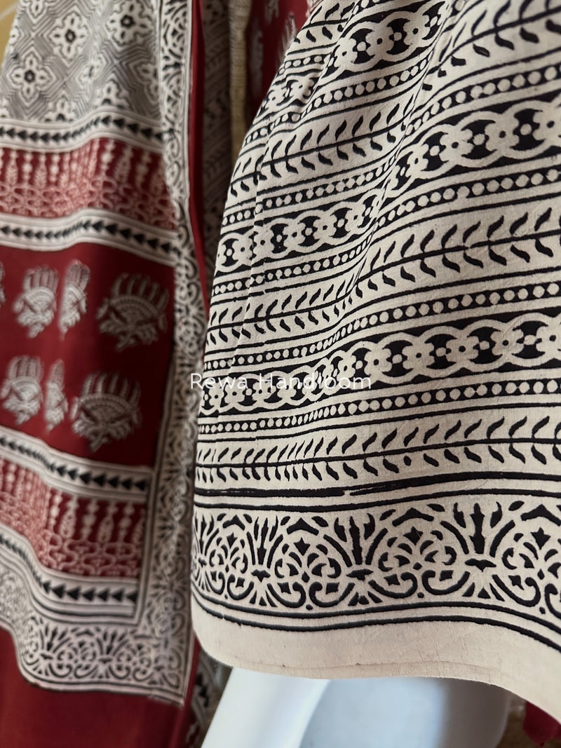 Bagh Print Cotton Suit