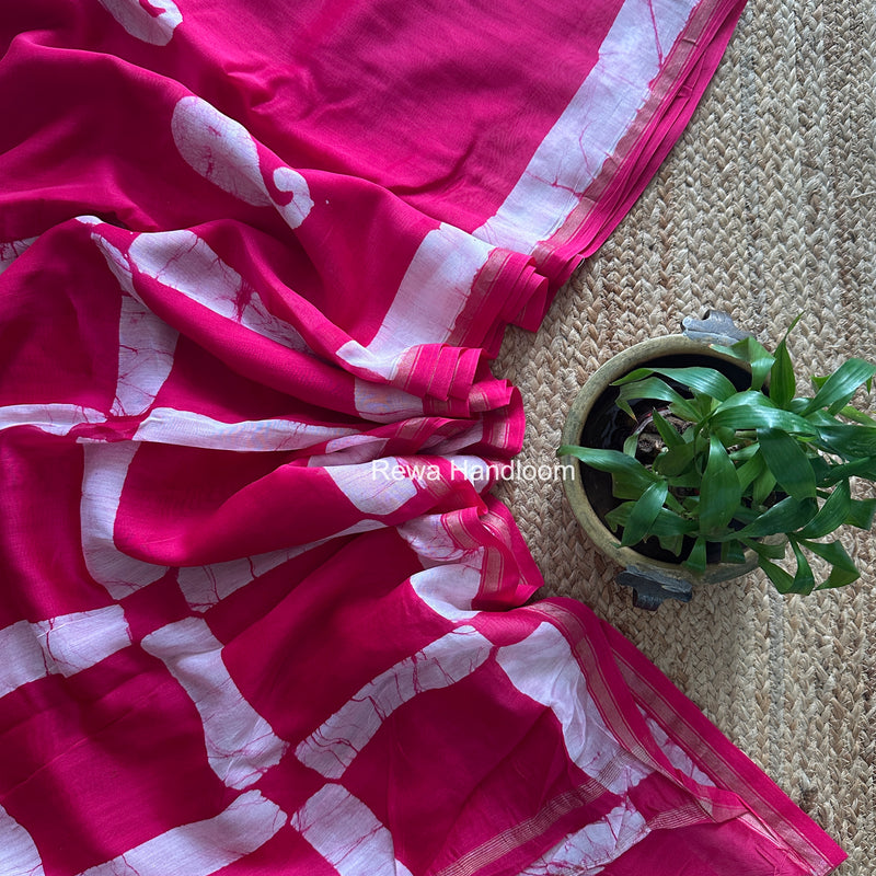  Chanderi Silk Printed Saree