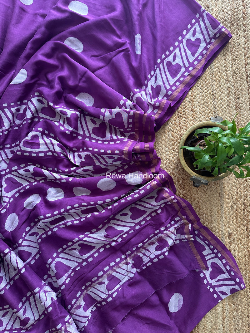  Chanderi Silk Printed Saree