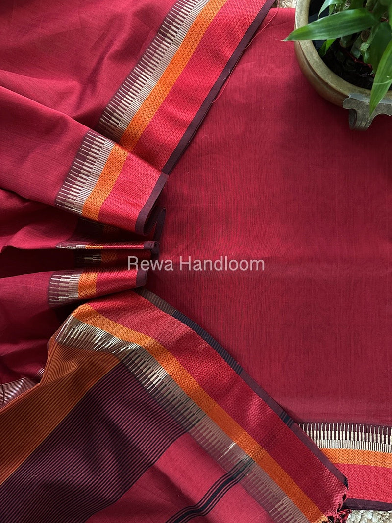 Maheshwari Multicolour Dress Material