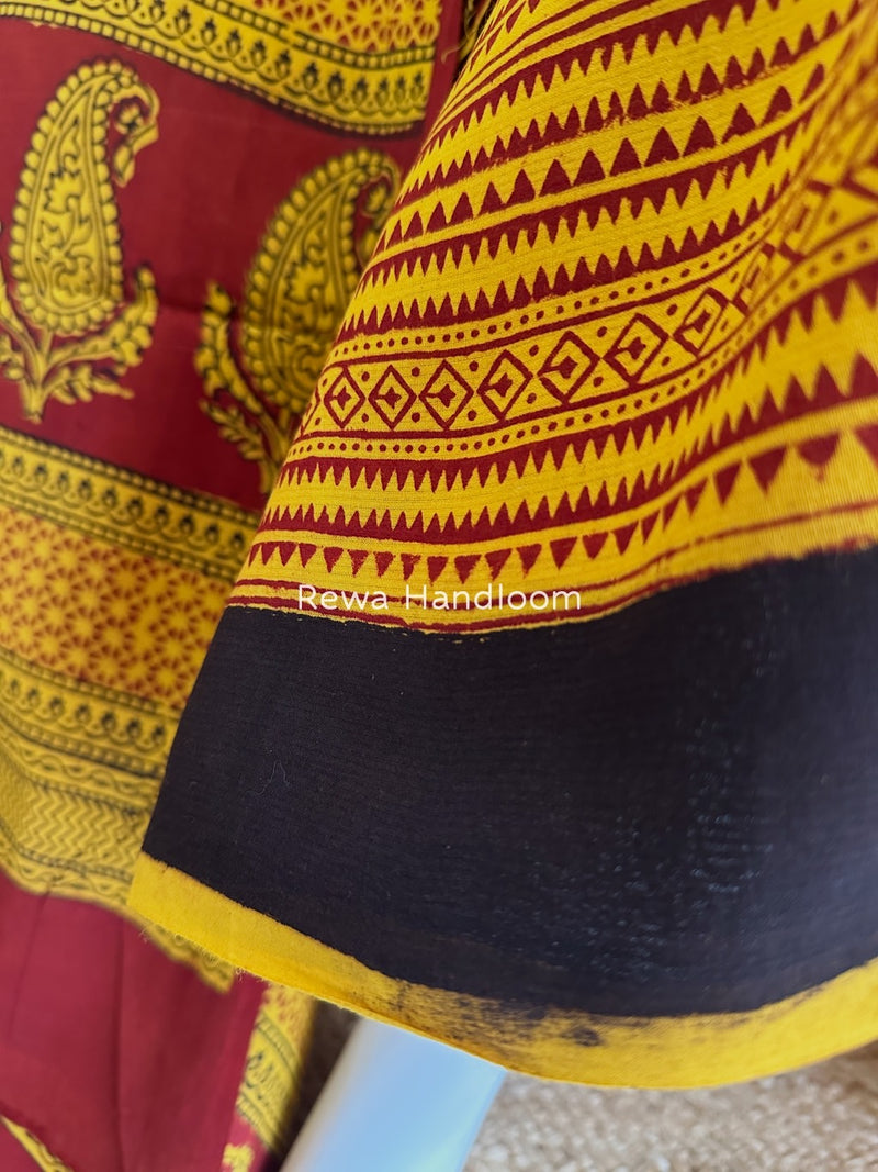 Bagh Print Cotton Suit