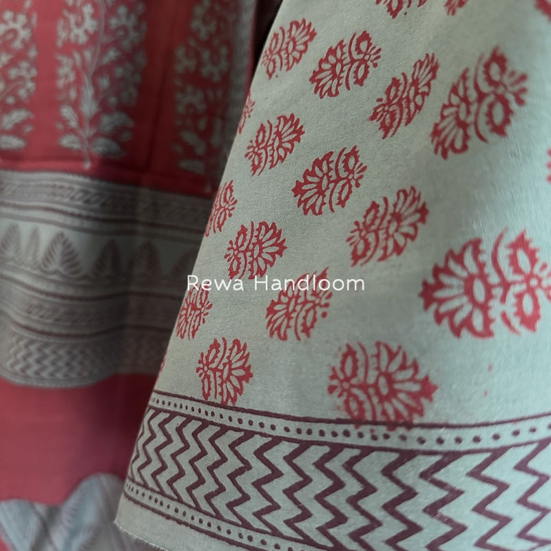 Bagh Print Cotton Suit