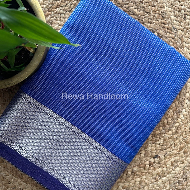 Exclusive Maheswari Silver Tissue Saree