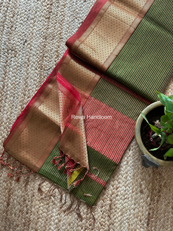 Exclusive Maheshwari Tissue Silk Saree