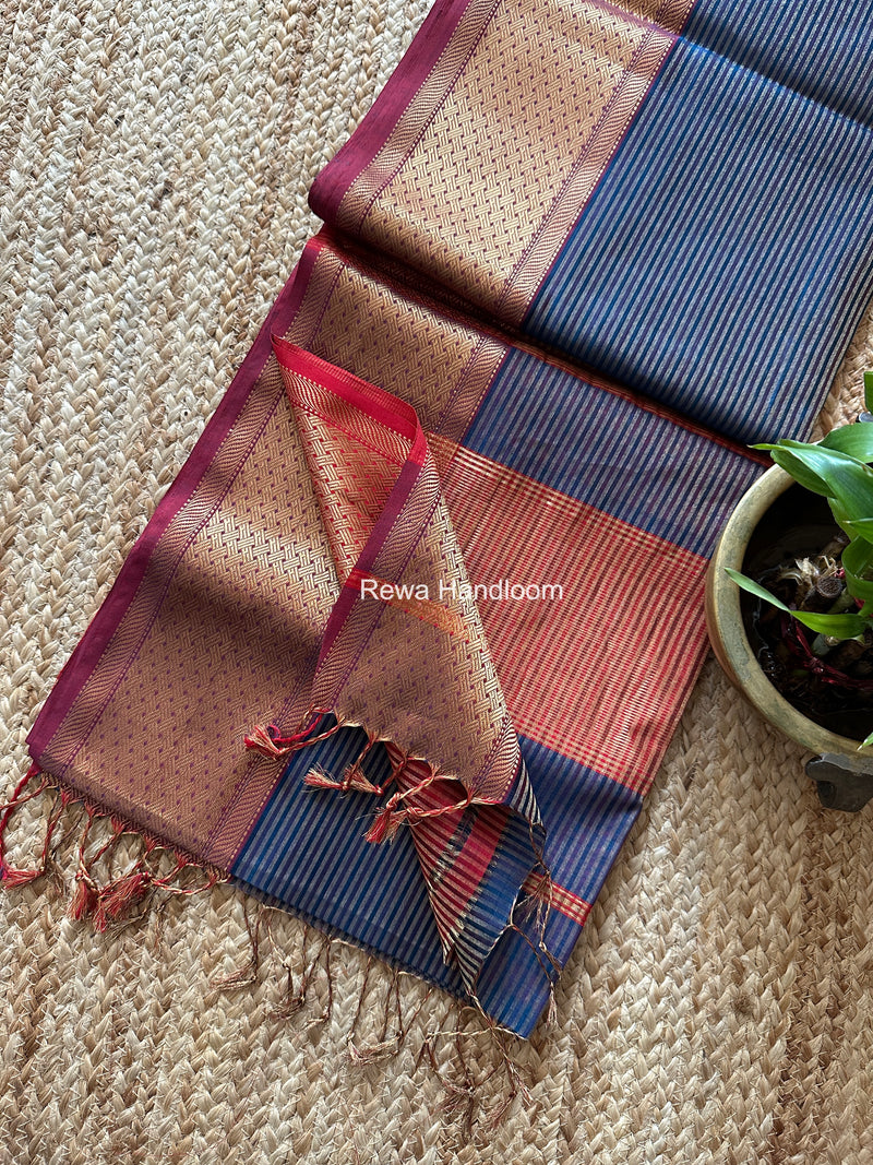 Exclusive Maheshwari Tissue Silk Saree