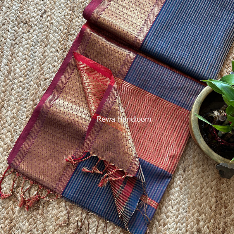 Exclusive Maheshwari Tissue Silk Saree