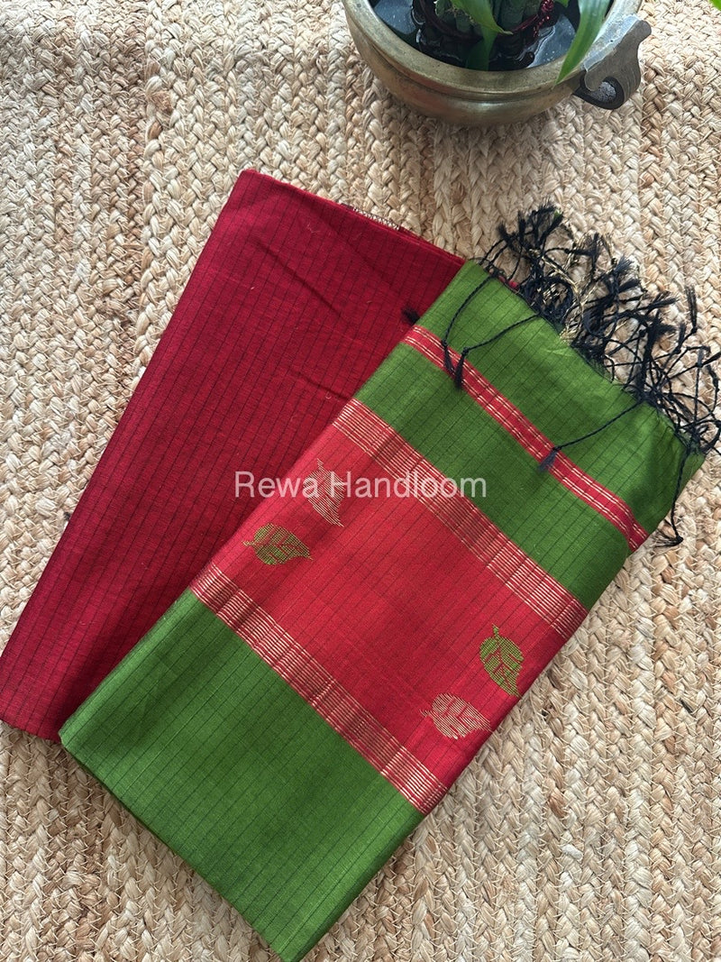 Maheshwari Top-Dupatta Set