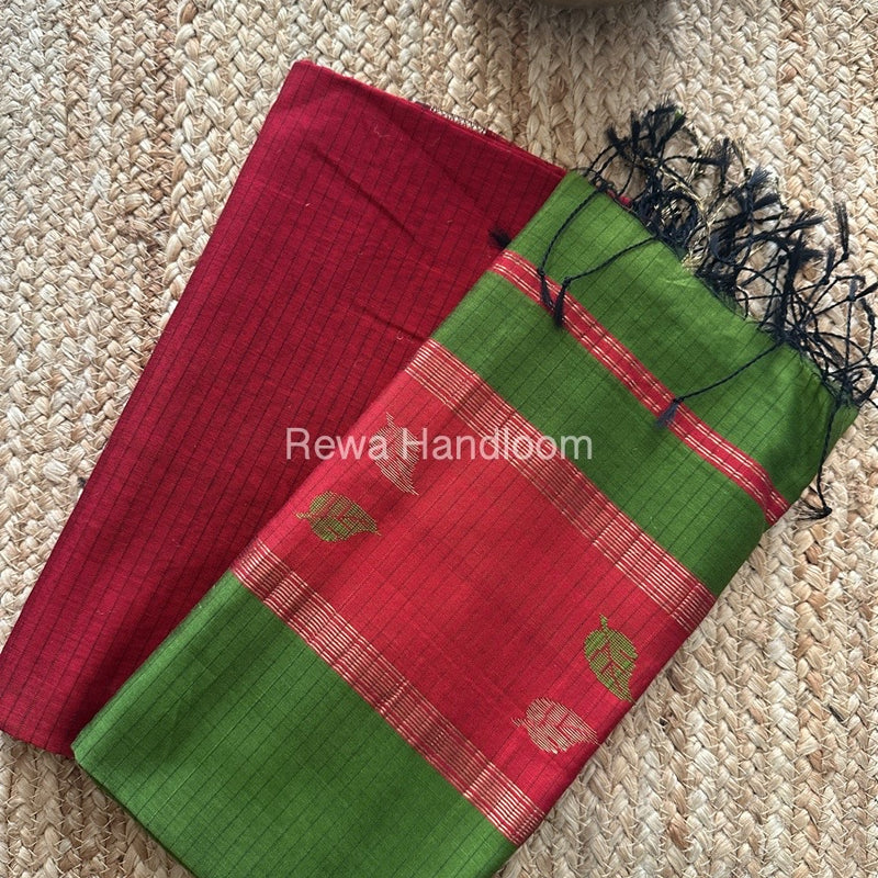 Maheshwari Top-Dupatta Set