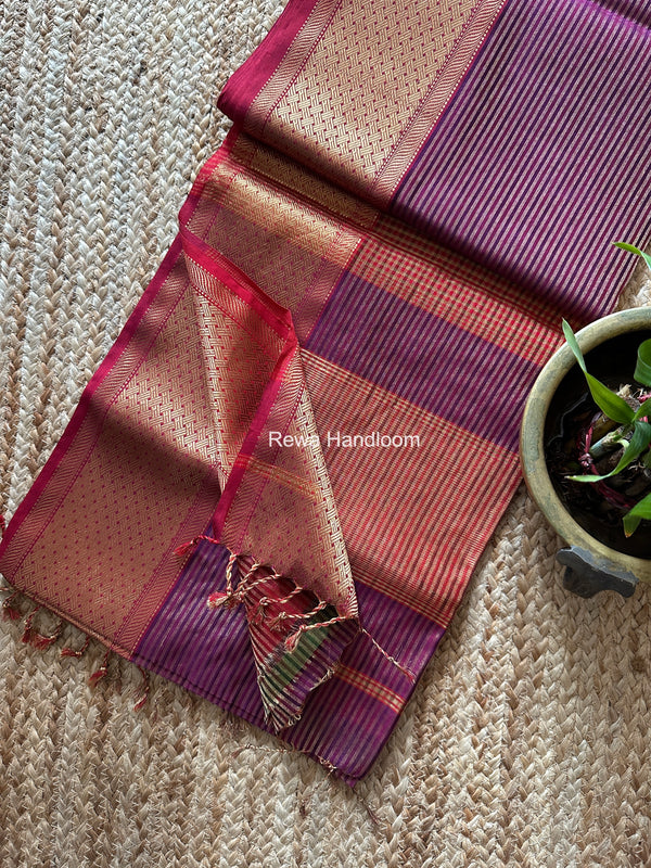 Exclusive Maheshwari Tissue Silk Saree